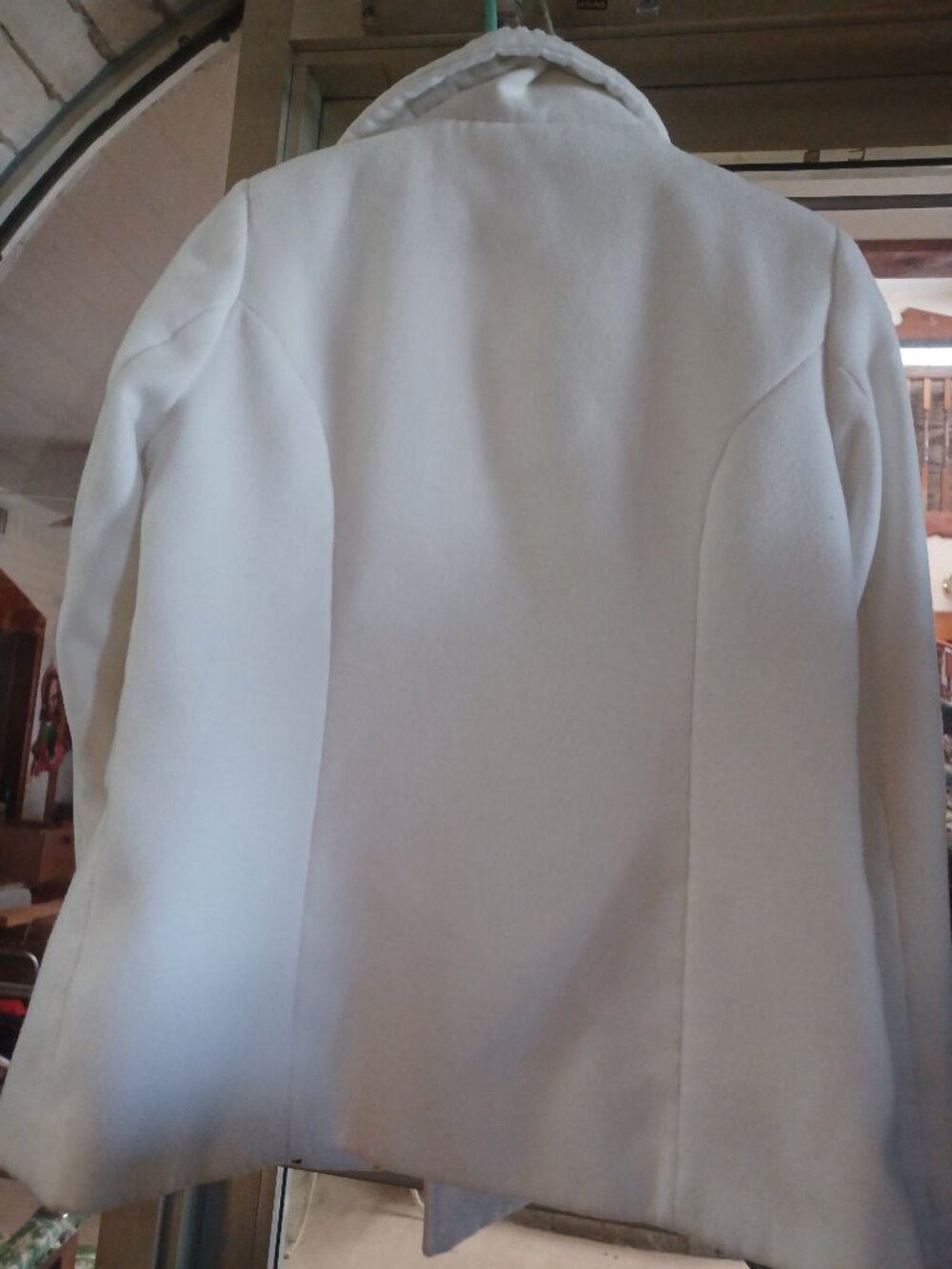 Jean Parell Women's Button-Front Coat Medium White - Picture 6 of 8